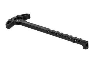 Radian Raptor SD .308 vented ambidextrous charging handle features milled vents to reduce gas blow back when shooting suppressed